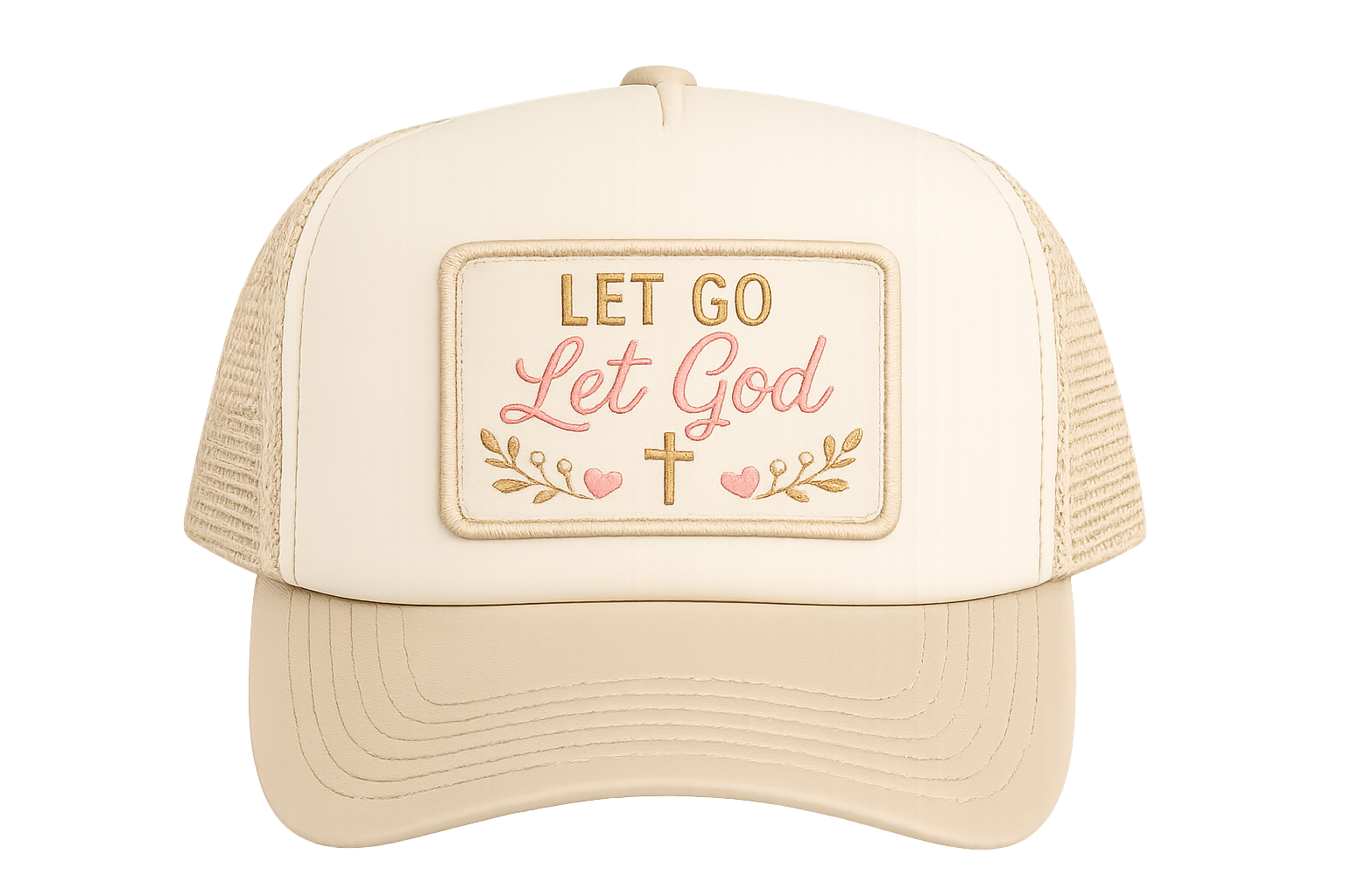 Faith & love trucker hat
